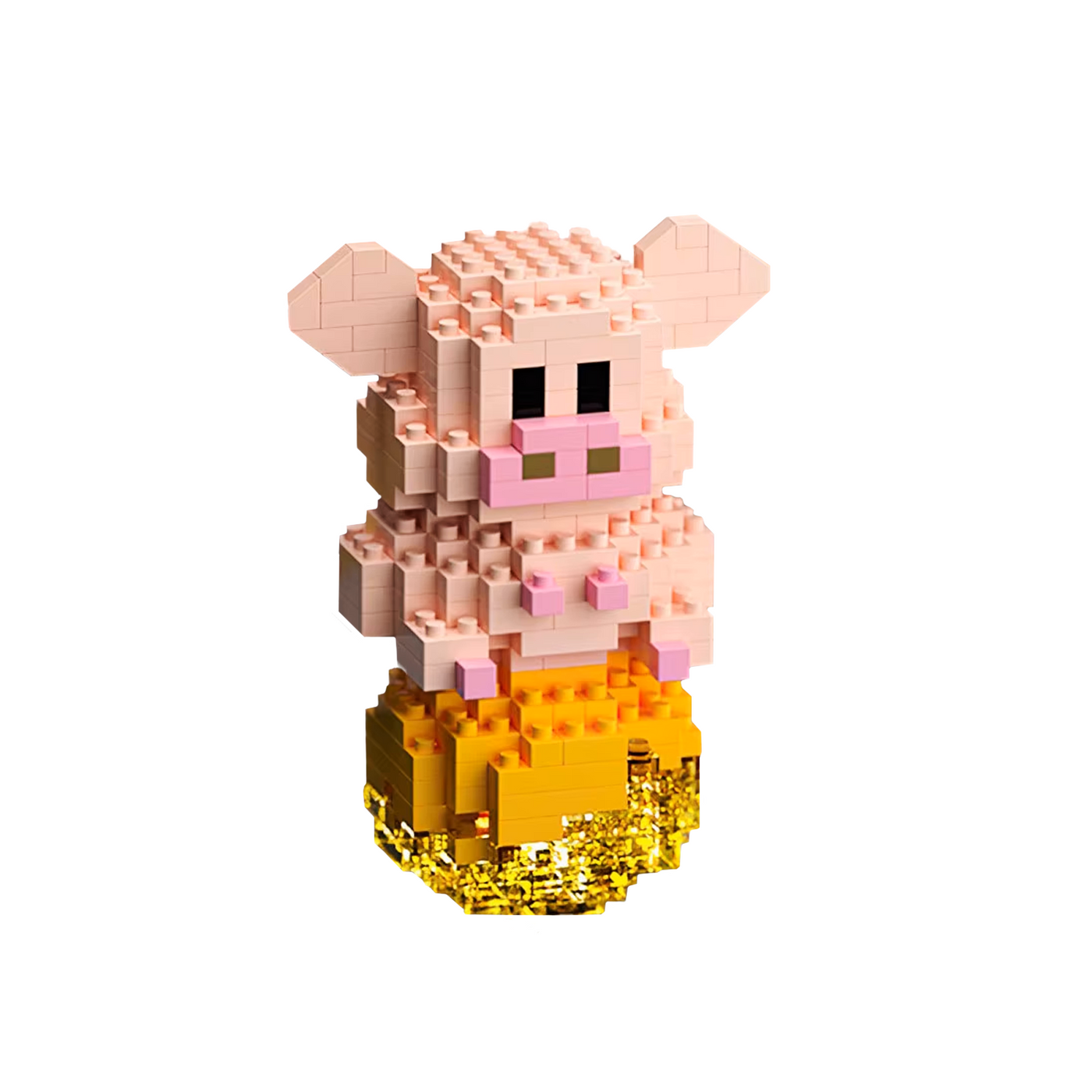 Happy Pig zodiac figure from Chinari by LumiBlocks